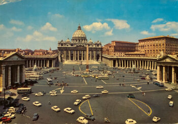 Vintage 1973 Postcard from Vatican City_Front